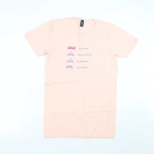 F&F Womens Pink   Basic T-Shirt Size S  - Princess