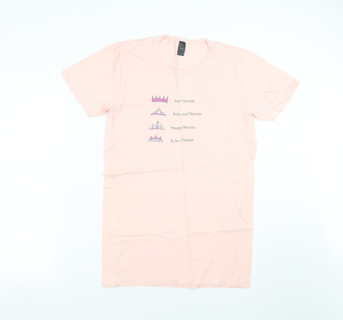 F&F Womens Pink   Basic T-Shirt Size S  - Princess