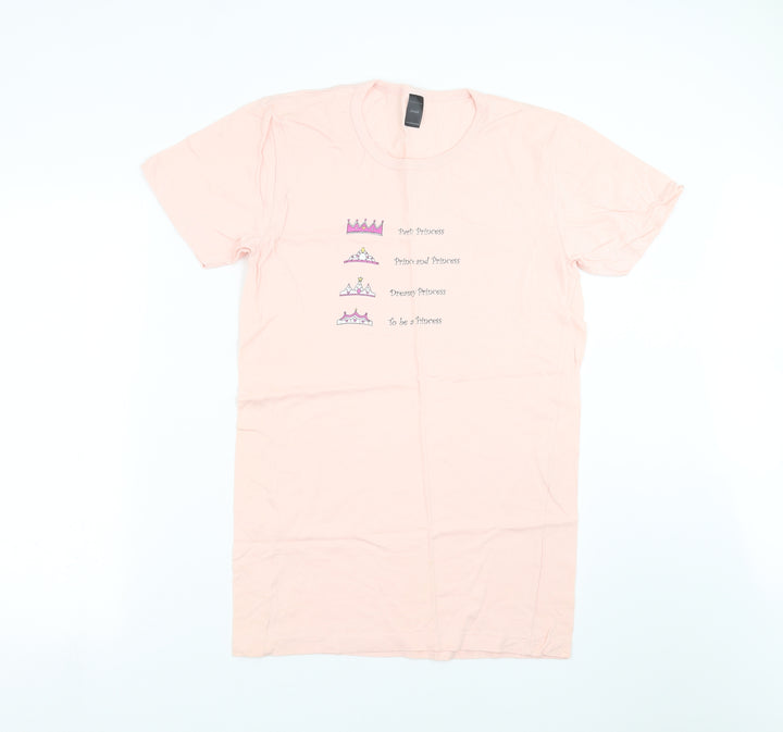 F&F Womens Pink   Basic T-Shirt Size S  - Princess