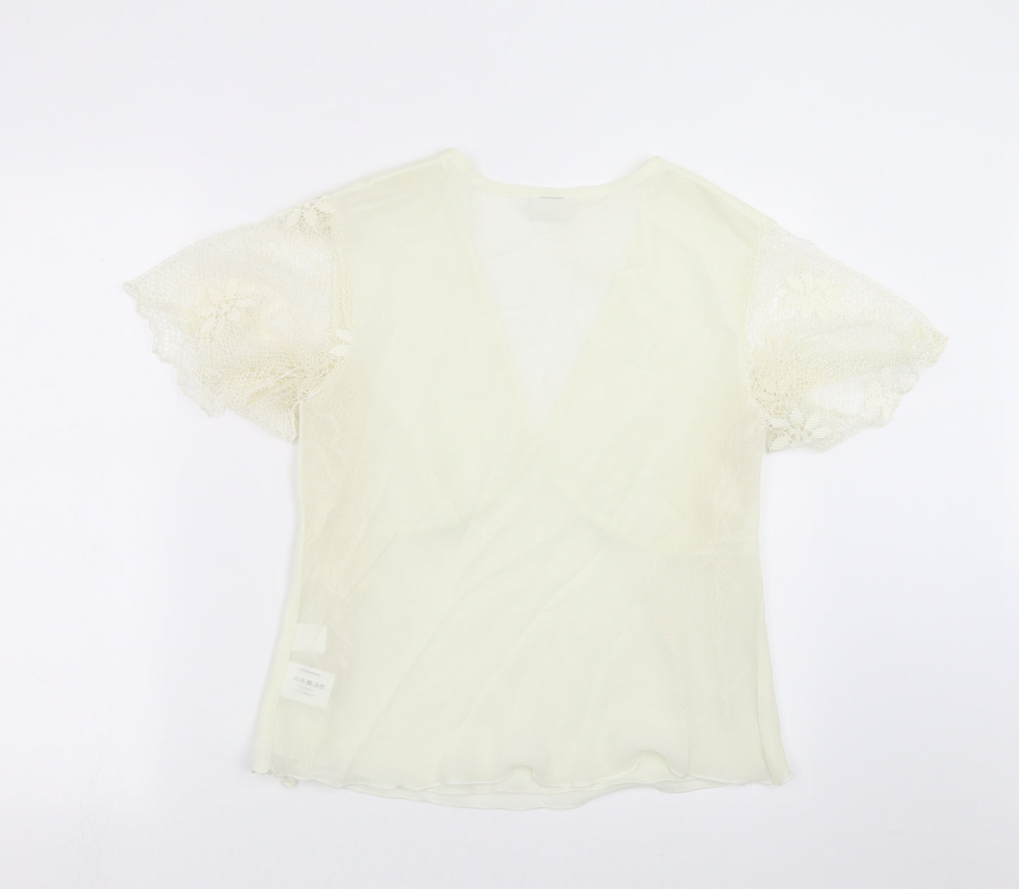 Roman Originals Womens Ivory   Basic Blouse Size 16