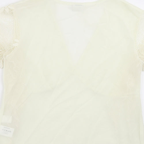 Roman Originals Womens Ivory   Basic Blouse Size 16