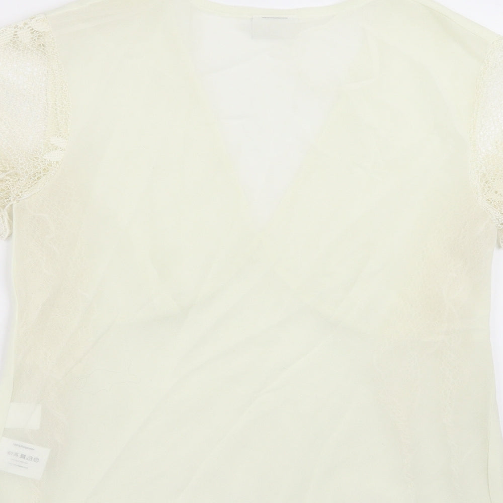 Roman Originals Womens Ivory   Basic Blouse Size 16