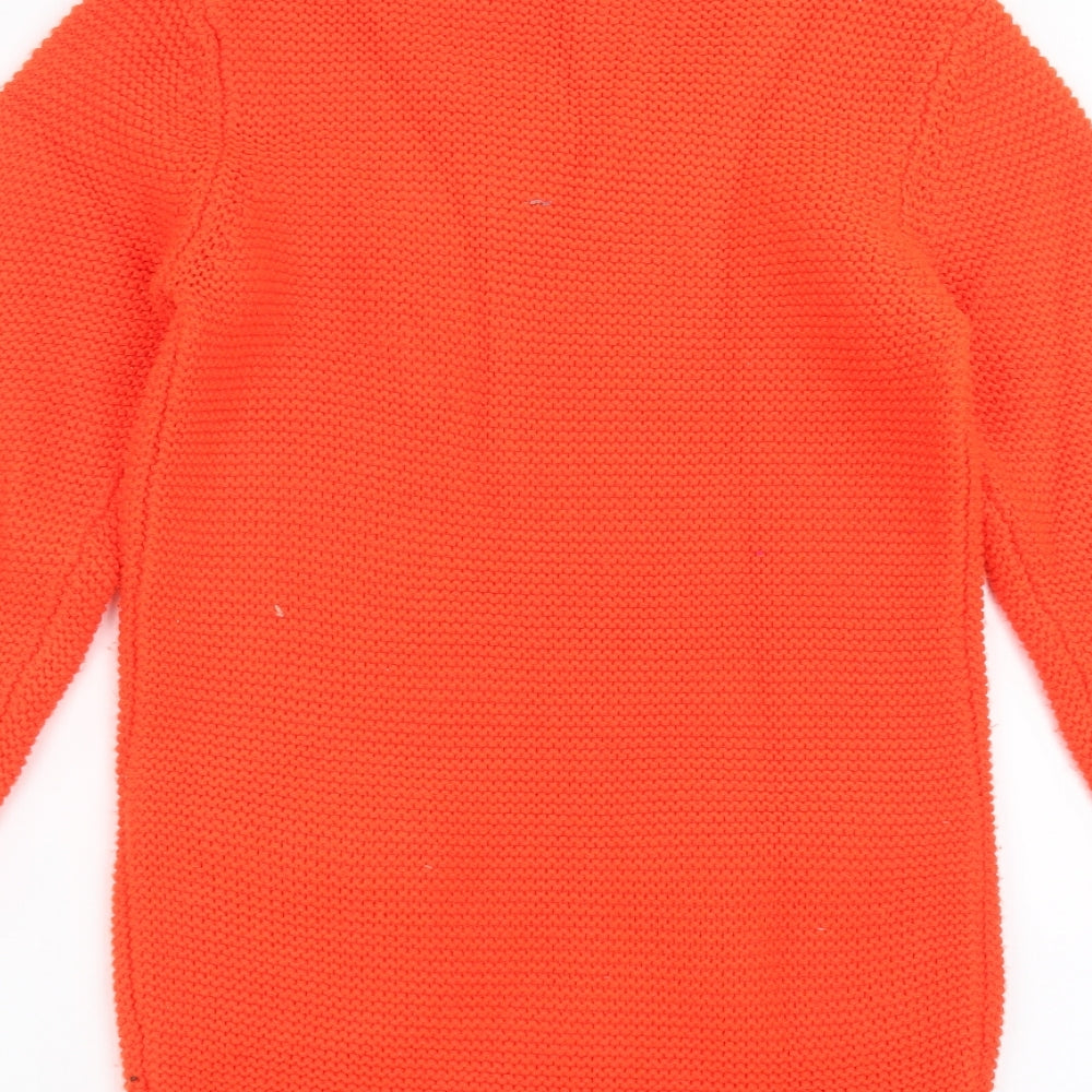 Blue Zoo Girls Orange  Knit Jumper Dress  Size 13-14 Years