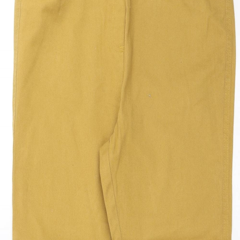 George Womens Yellow  Denim Jegging Jeans Size 16 L25 in