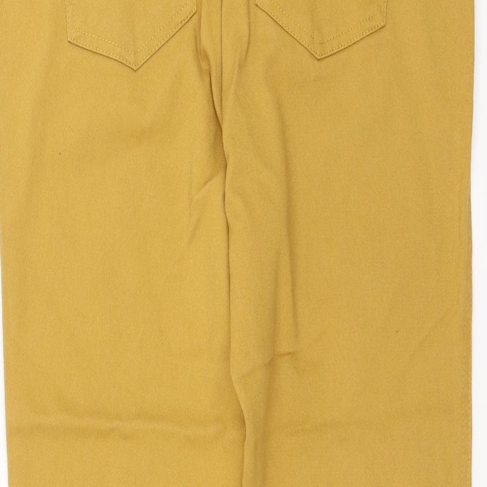 George Womens Yellow  Denim Jegging Jeans Size 16 L25 in