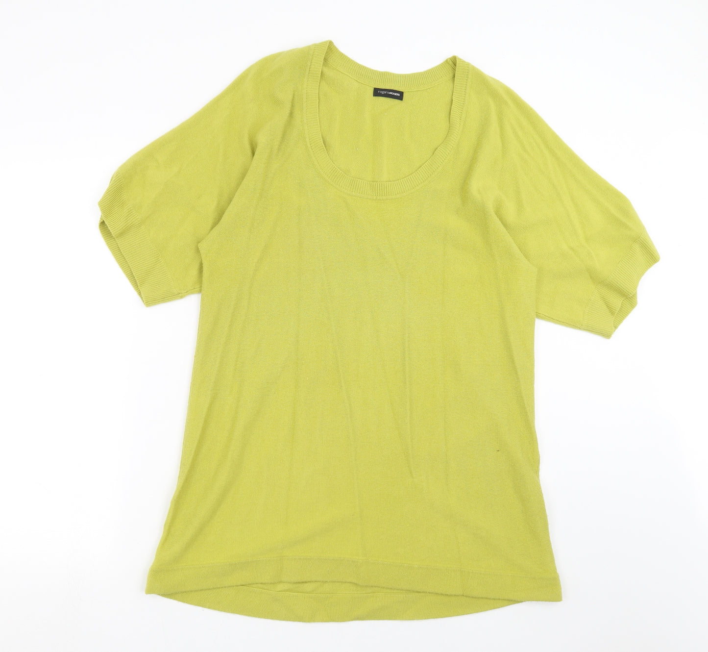 Rogers+Rogers Womens Green  Knit Pullover Jumper Size 18