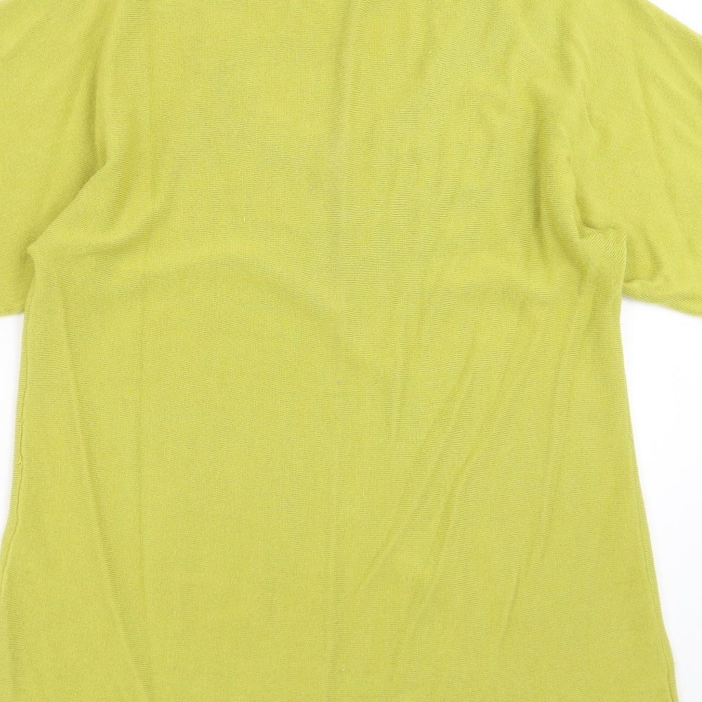 Rogers+Rogers Womens Green  Knit Pullover Jumper Size 18