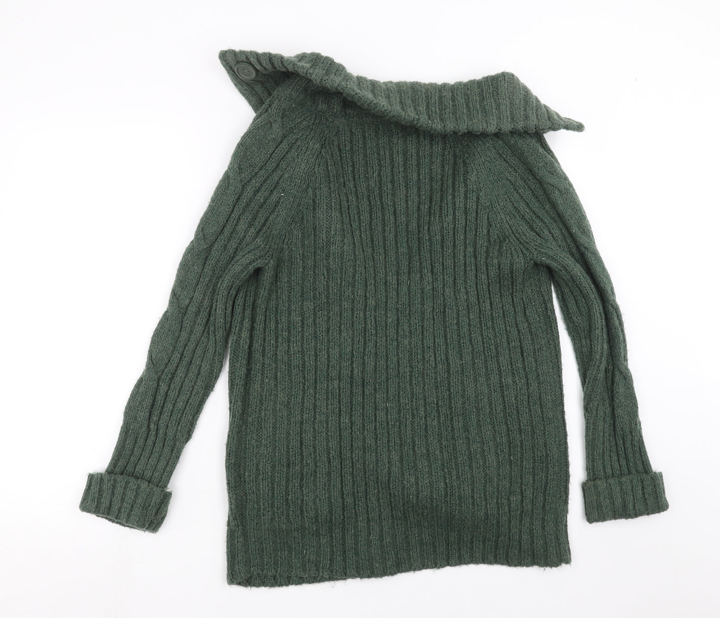 Mossimo Womens Green  Knit Cardigan Jumper Size L