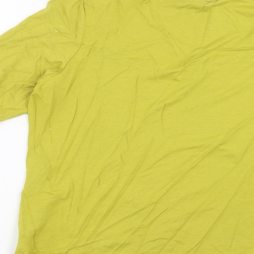 Marks and Spencer Womens Green   Basic T-Shirt Size 16