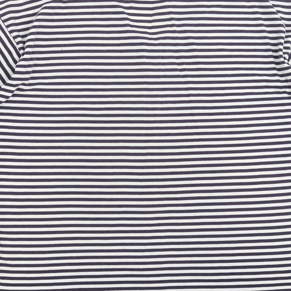 Berketex Womens Blue Striped  Basic T-Shirt Size 18