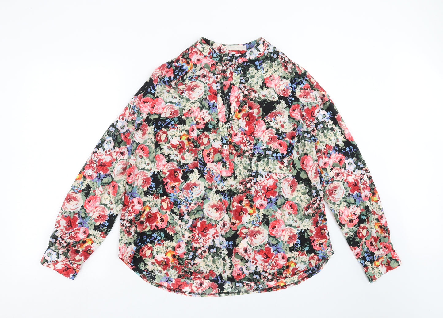 Lakeland Womens Multicoloured Floral  Basic Blouse Size 18