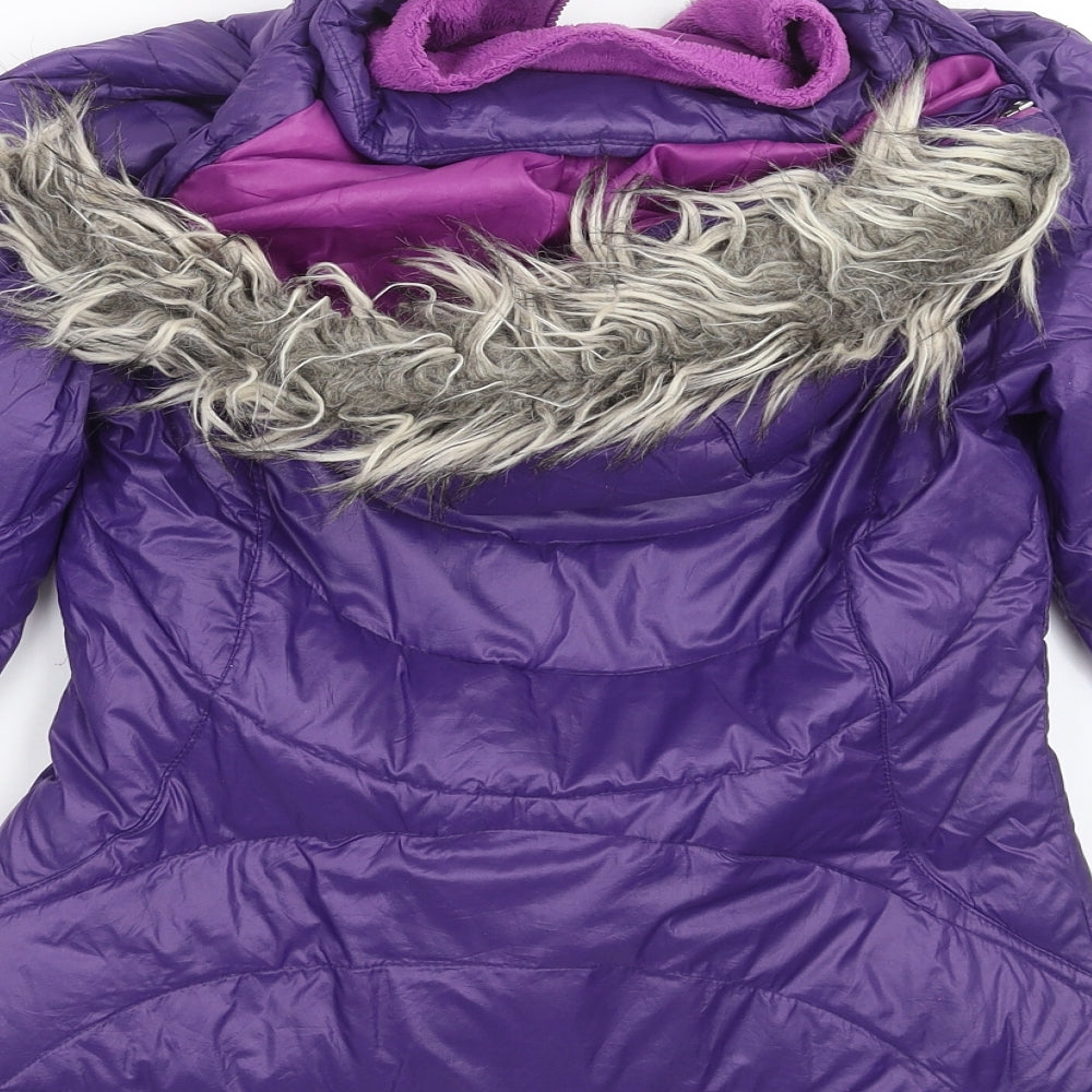 Free Country Girls Purple   Parka Coat Size 5-6 Years