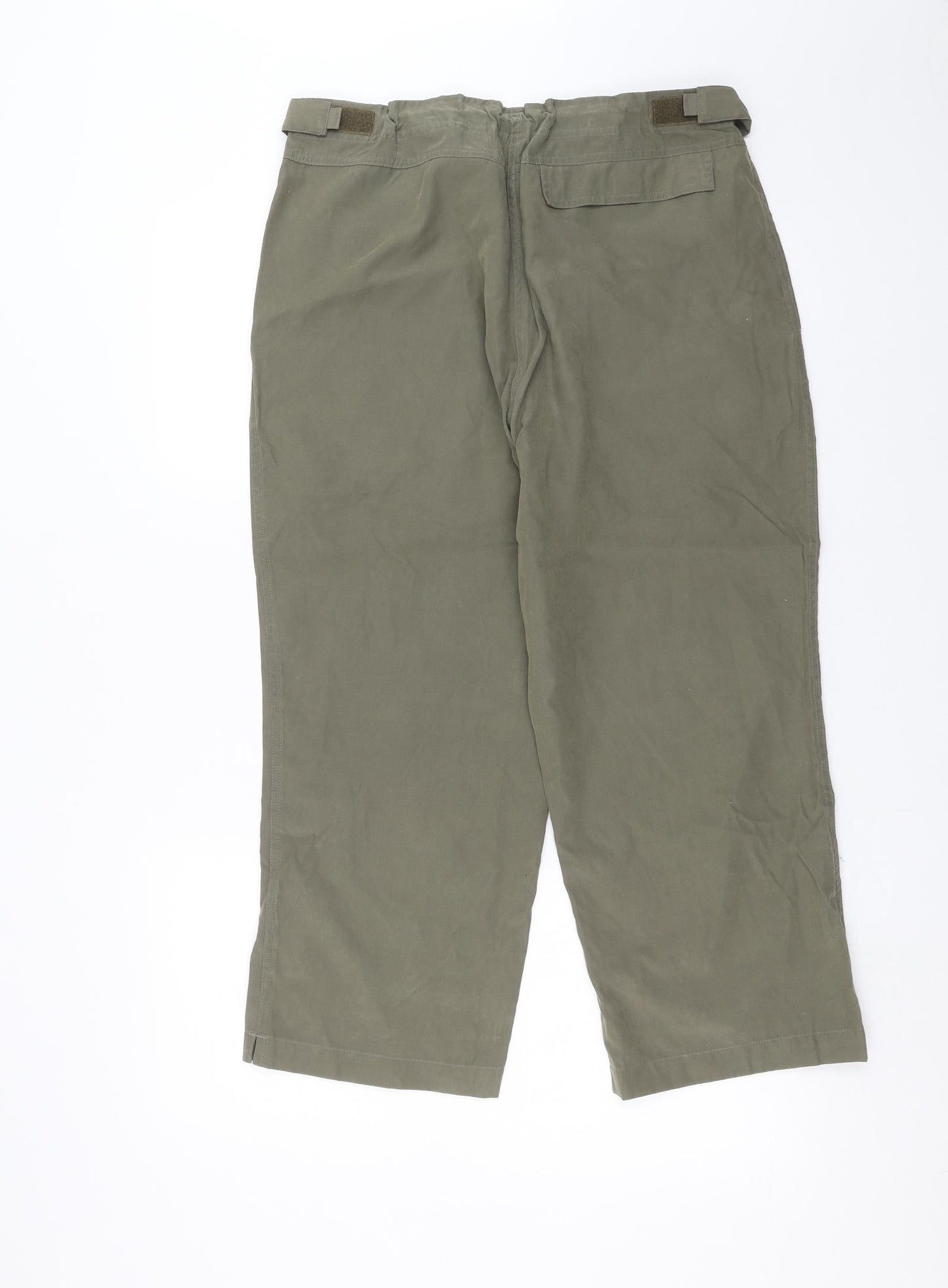 Debenhams Womens Green   Trousers  Size 14 L23 in - cropped