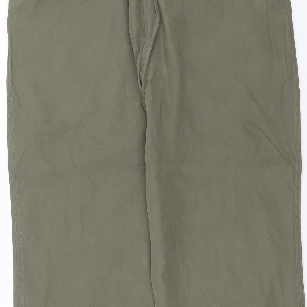 Debenhams Womens Green   Trousers  Size 14 L23 in - cropped