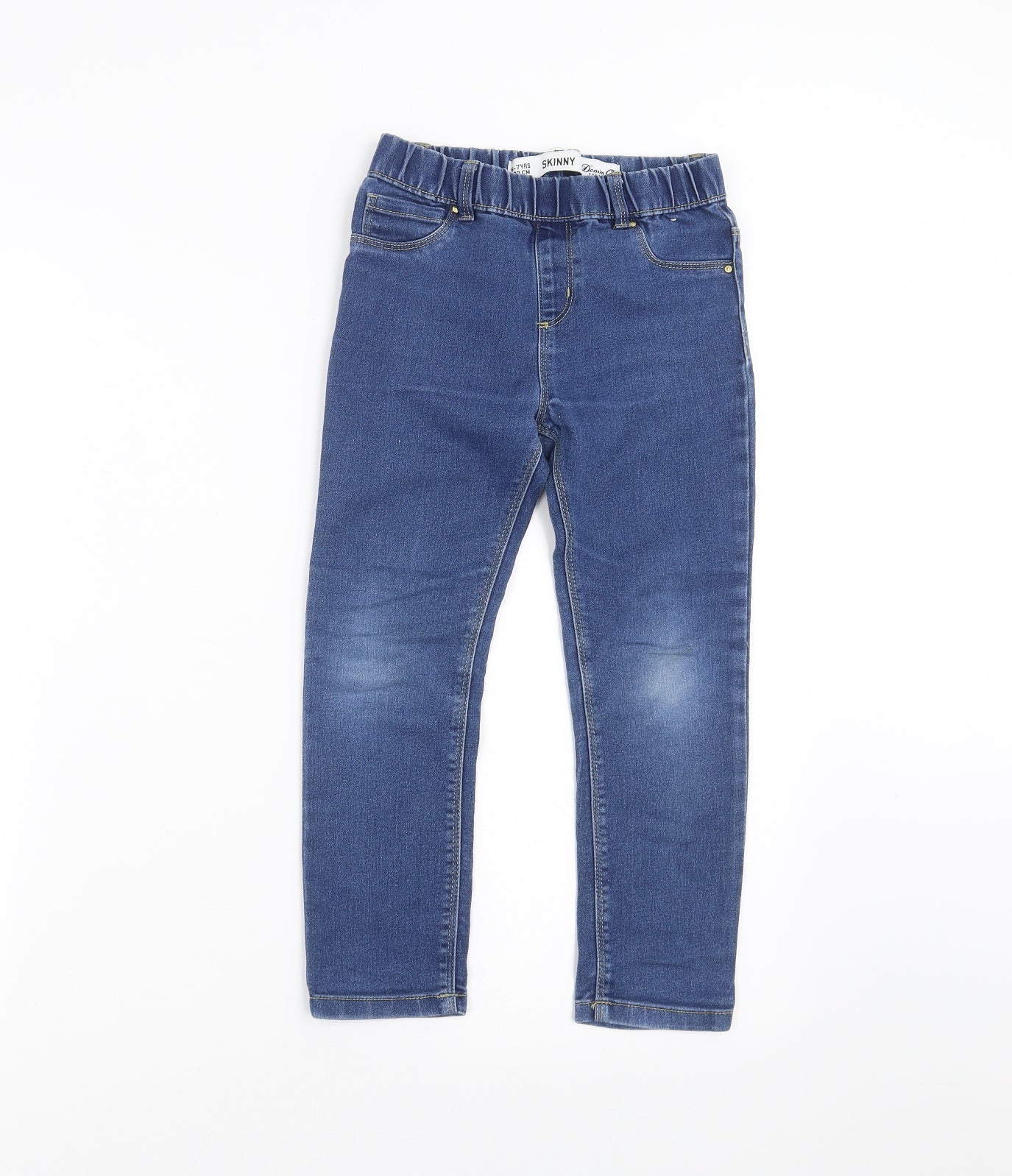 Primark Girls Blue  Denim Jegging Jeans Size 6-7 Years