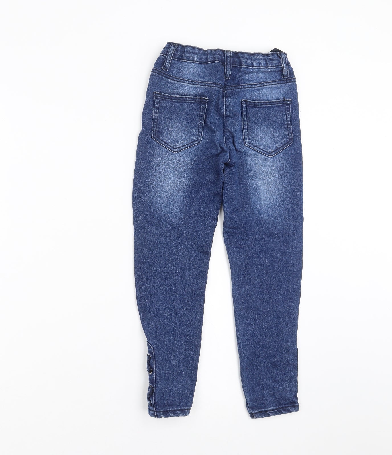 Matalan Girls Blue  Denim Skinny Jeans Size 7 Years