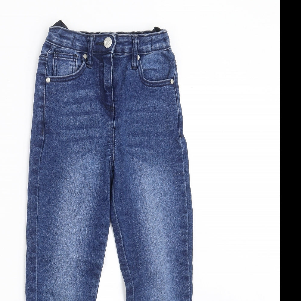 Matalan Girls Blue  Denim Skinny Jeans Size 7 Years