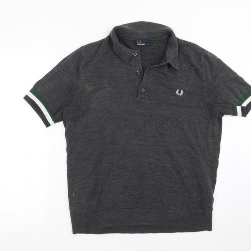 Fred Perry Mens Grey    Polo Size L