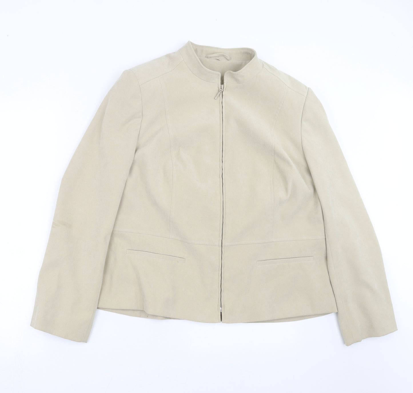 EWM Womens Beige   Jacket  Size 18