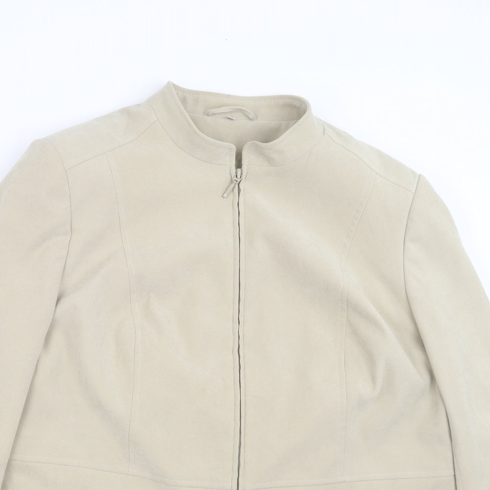 EWM Womens Beige   Jacket  Size 18