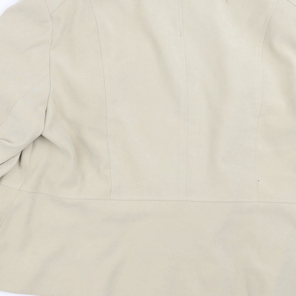 EWM Womens Beige   Jacket  Size 18