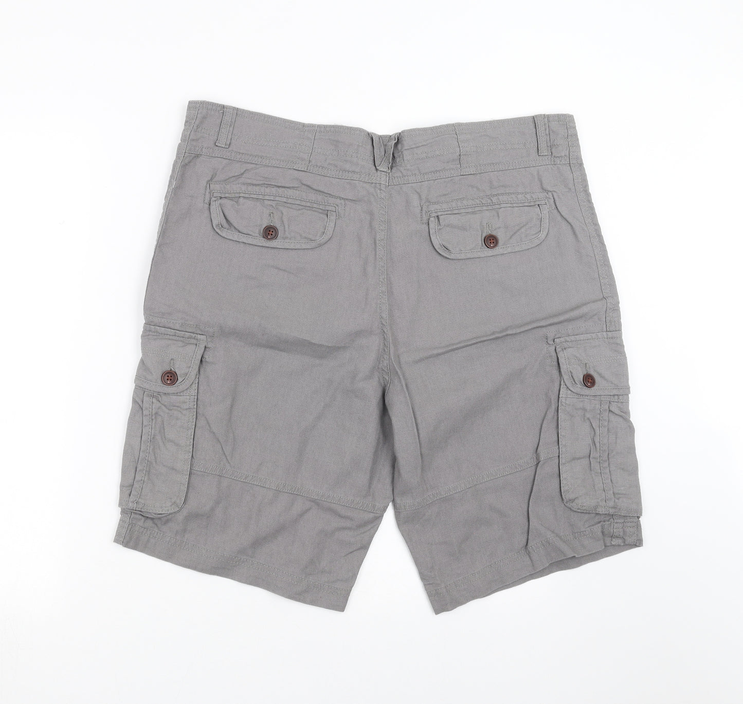 MANTARAY Mens Grey   Cargo Shorts Size 38 in