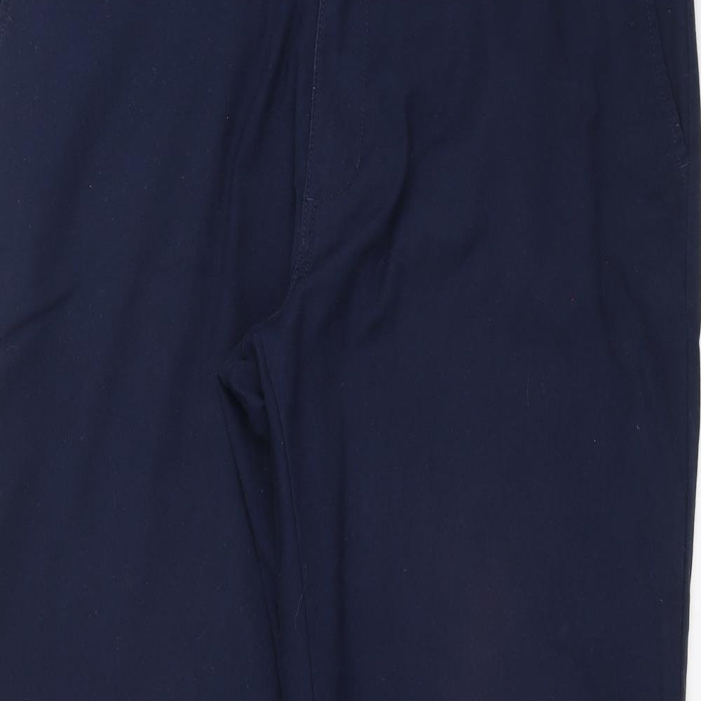 Marks and Spencer Mens Blue   Chino Trousers Size 40 in L29 in