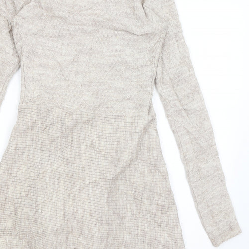 Lipsy Womens Beige   Cardigan Jumper Size 10