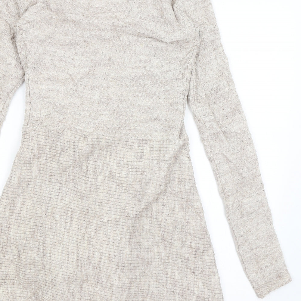 Lipsy Womens Beige   Cardigan Jumper Size 10