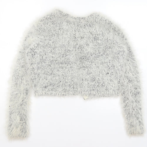 H&M Womens White   Cardigan Jumper Size XS
