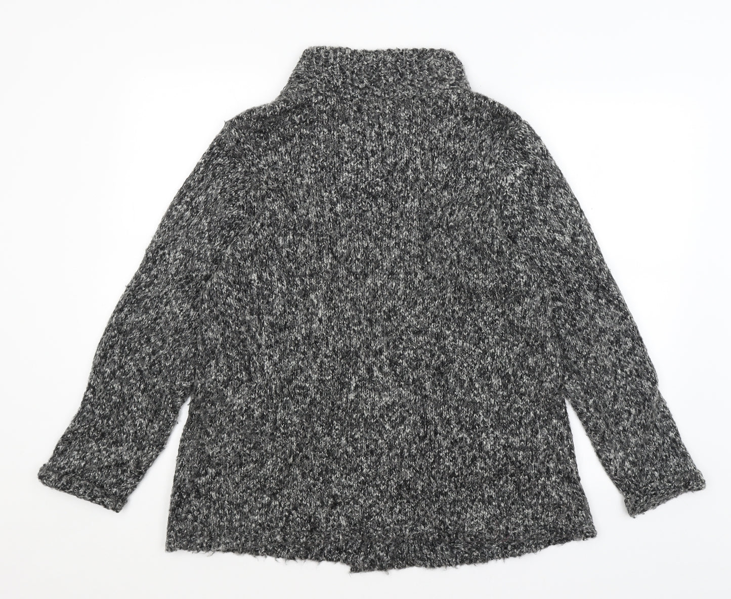 M&S Womens Grey   Cardigan Jumper Size 16