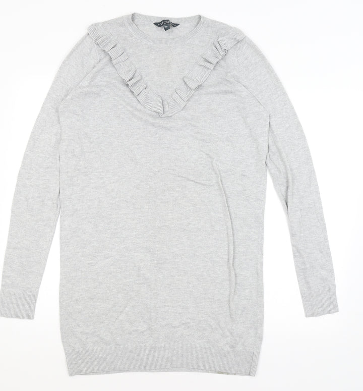 Dorothy Perkins Womens Grey   Pullover Jumper Size 10