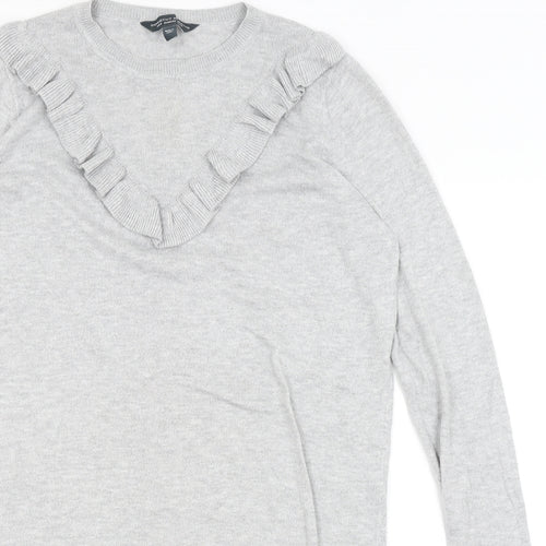 Dorothy Perkins Womens Grey   Pullover Jumper Size 10