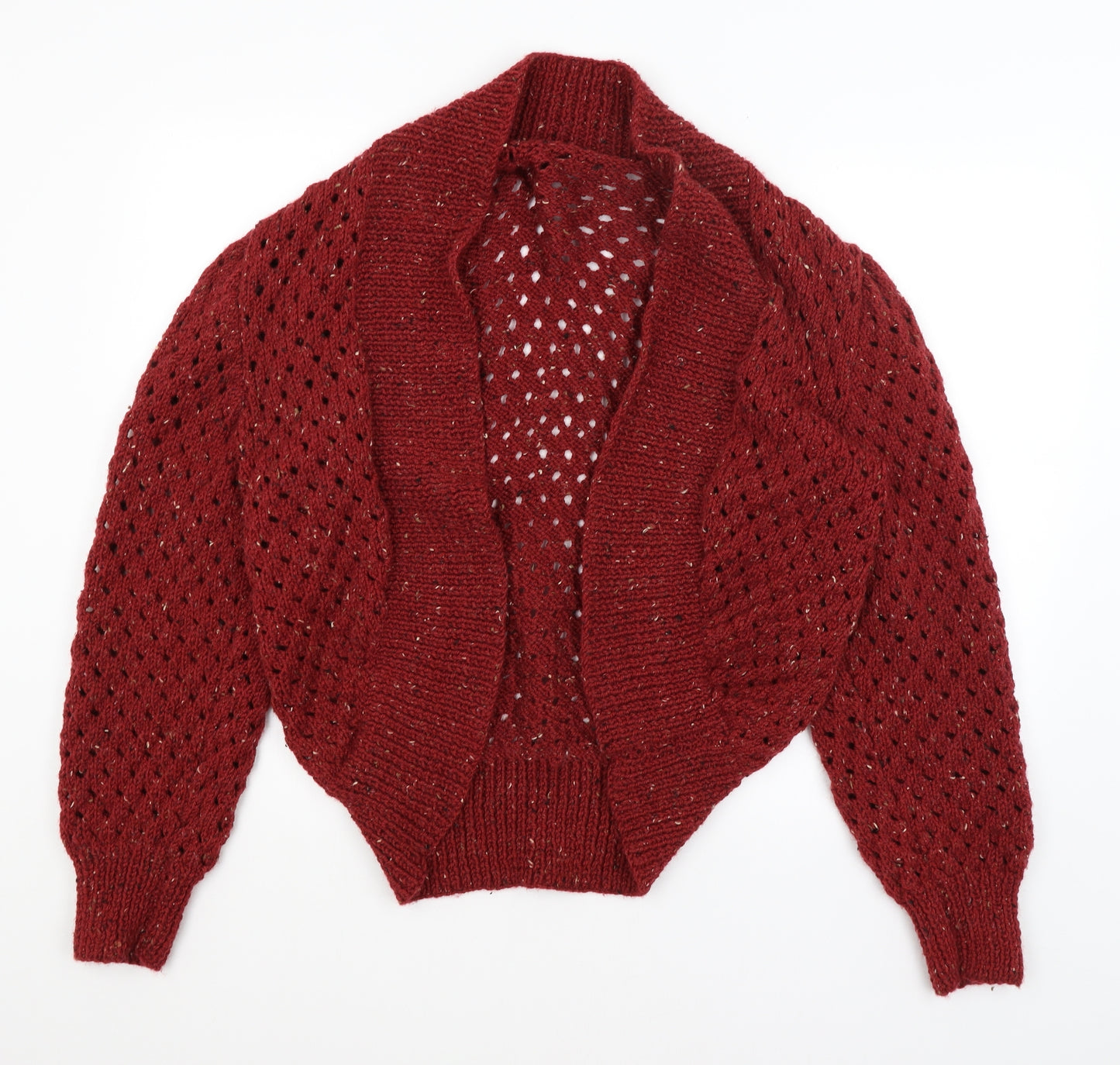 Preworn Womens Red   Cardigan Jumper Size L