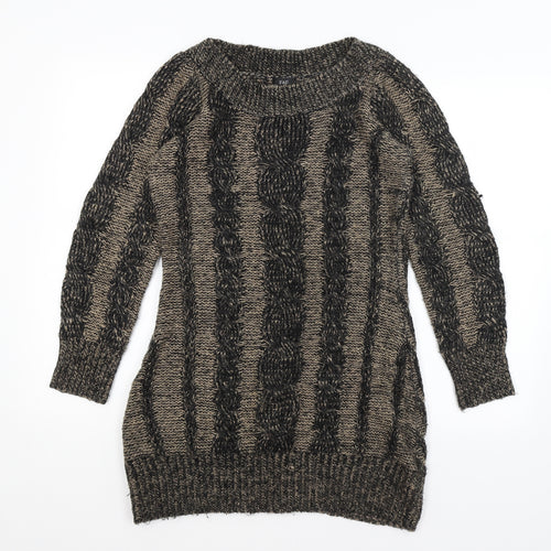 F&F Womens Brown   Pullover Jumper Size 10