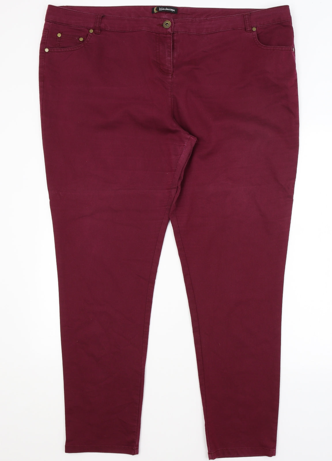 Kaleidoscope Womens Red   Jegging Jeans Size 22 L30 in