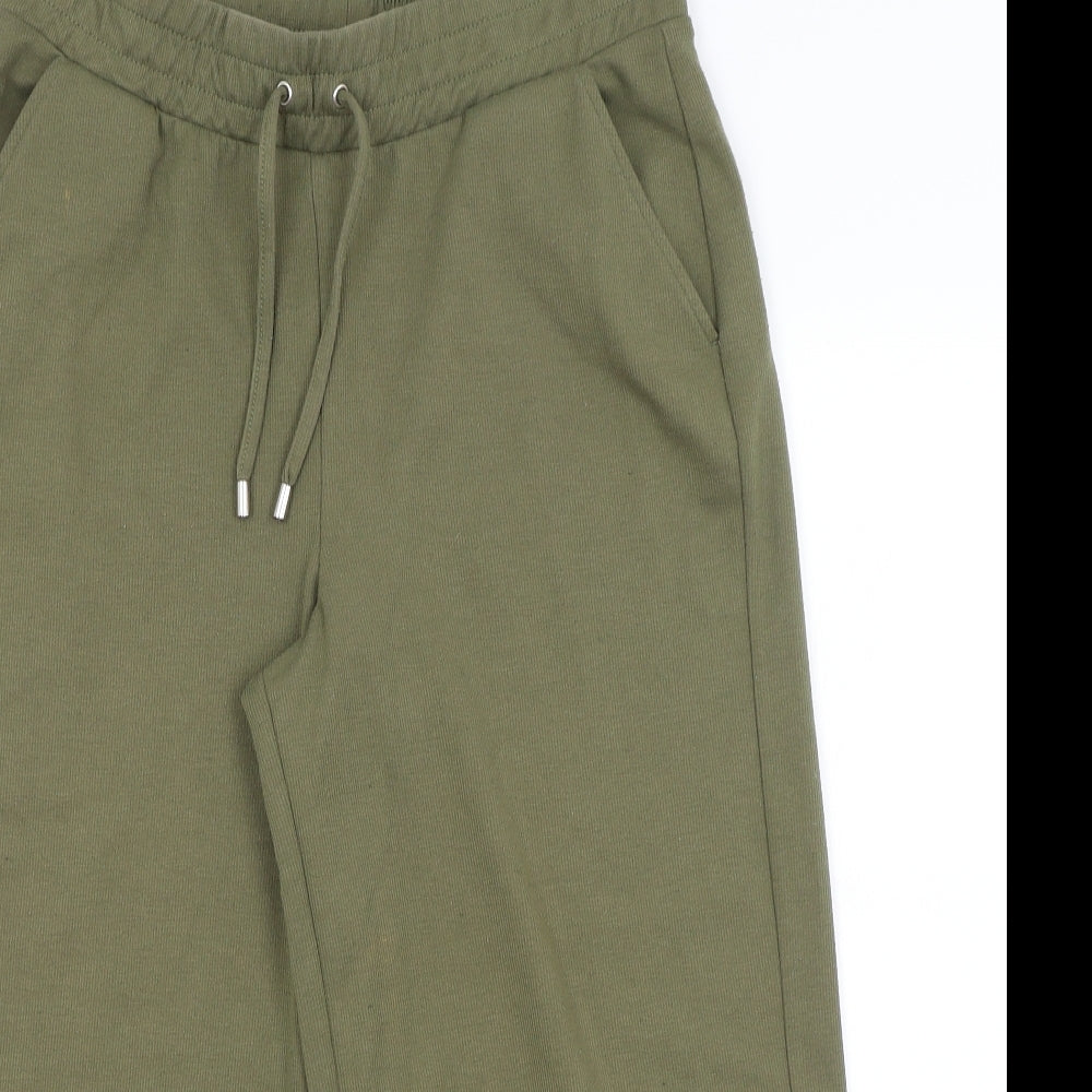 Primark Womens Green   Cropped Trousers Size S L20.5 in
