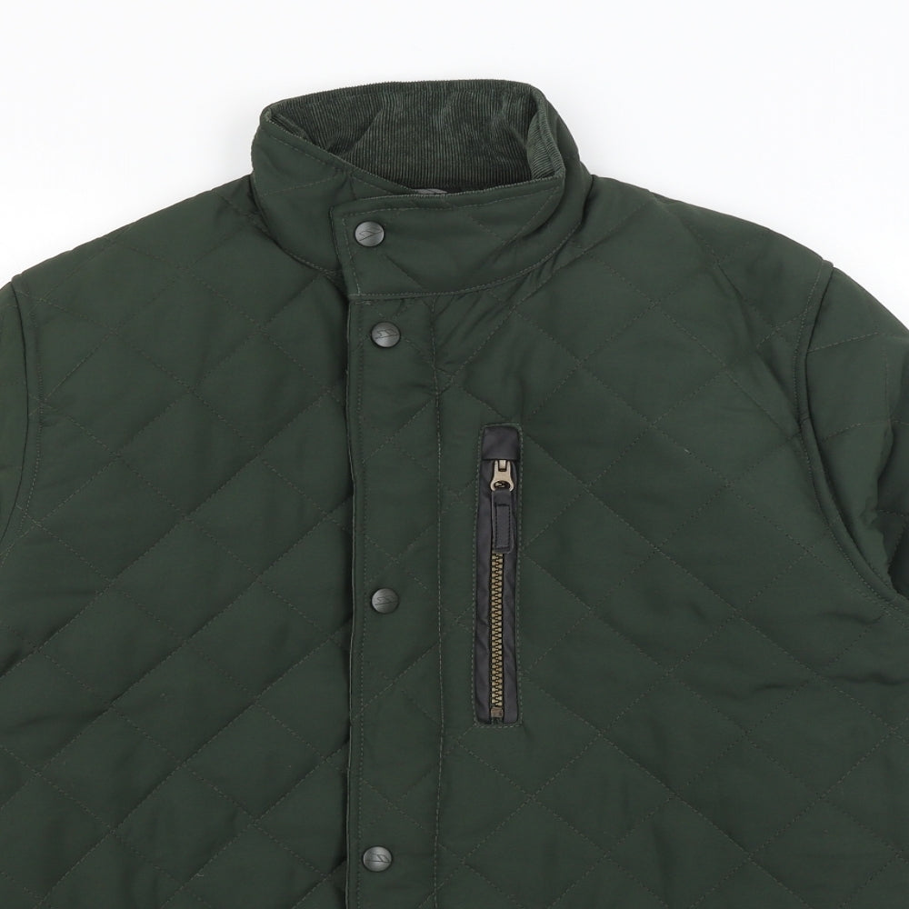Trespass Mens Green   Quilted Coat Size M