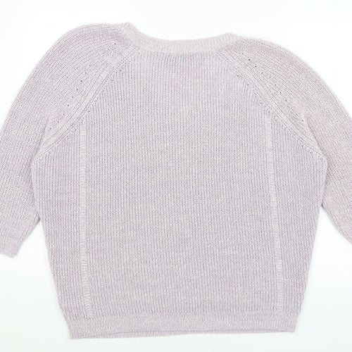 NEXT Womens Purple   Pullover Jumper Size L