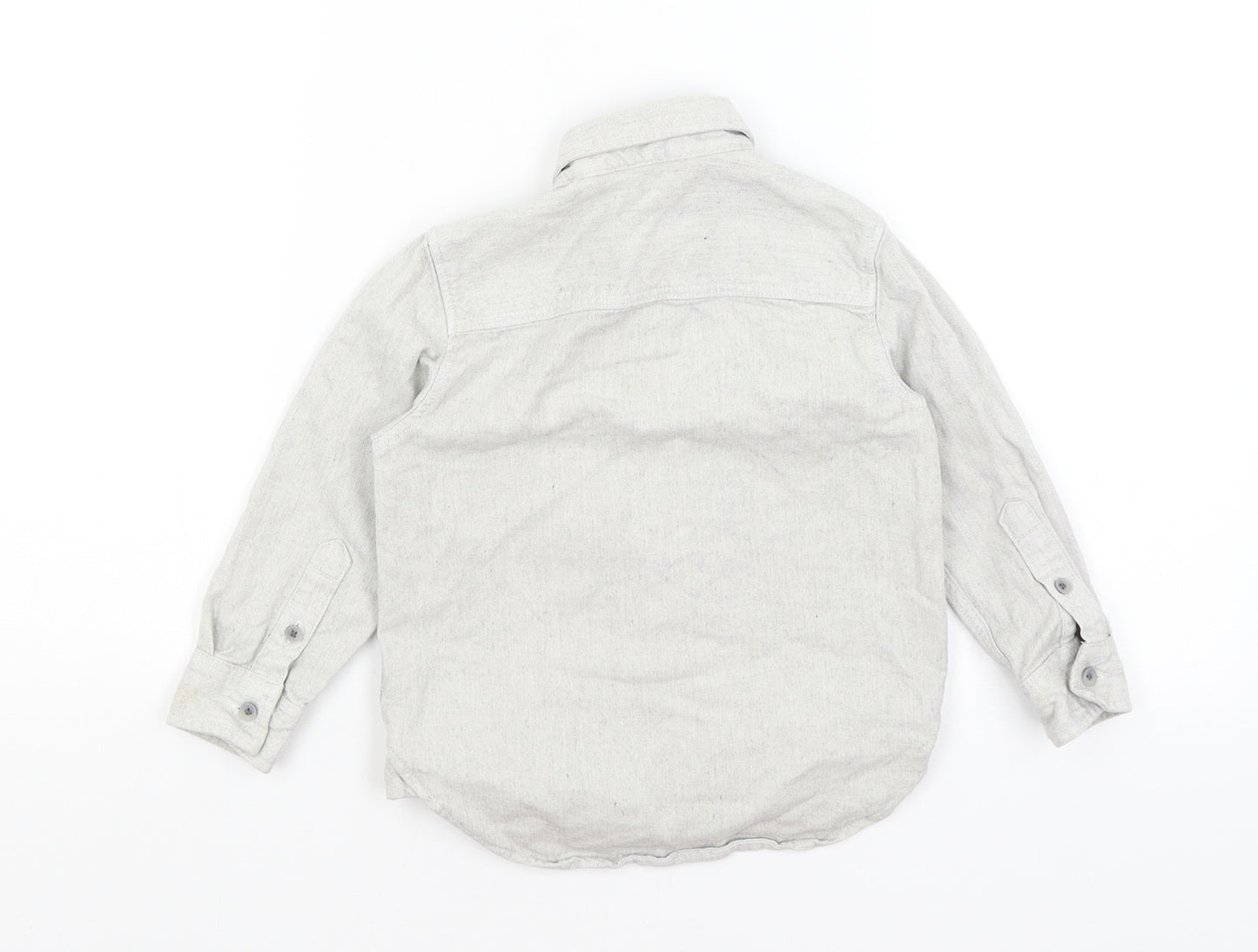 NEXT Boys Grey   Basic Button-Up Size 3 Years