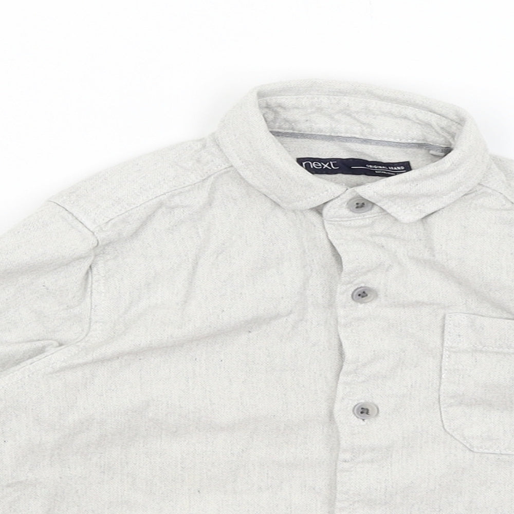 NEXT Boys Grey   Basic Button-Up Size 3 Years