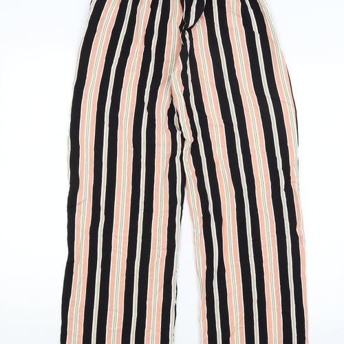 Dorothy Perkins Womens Pink Striped  Trousers  Size 8 L28 in