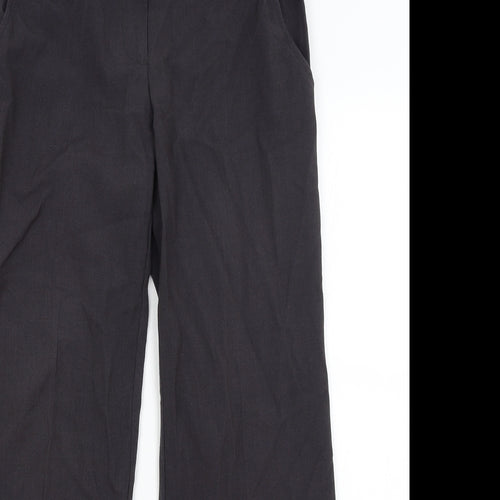 New Look Womens Grey   Dress Pants Trousers Size 10 L29.5 in