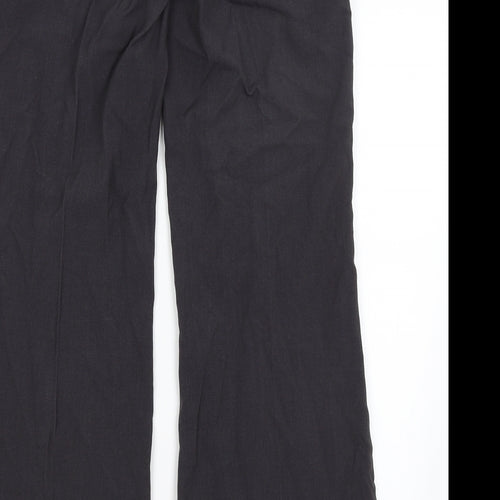 New Look Womens Grey   Dress Pants Trousers Size 10 L29.5 in