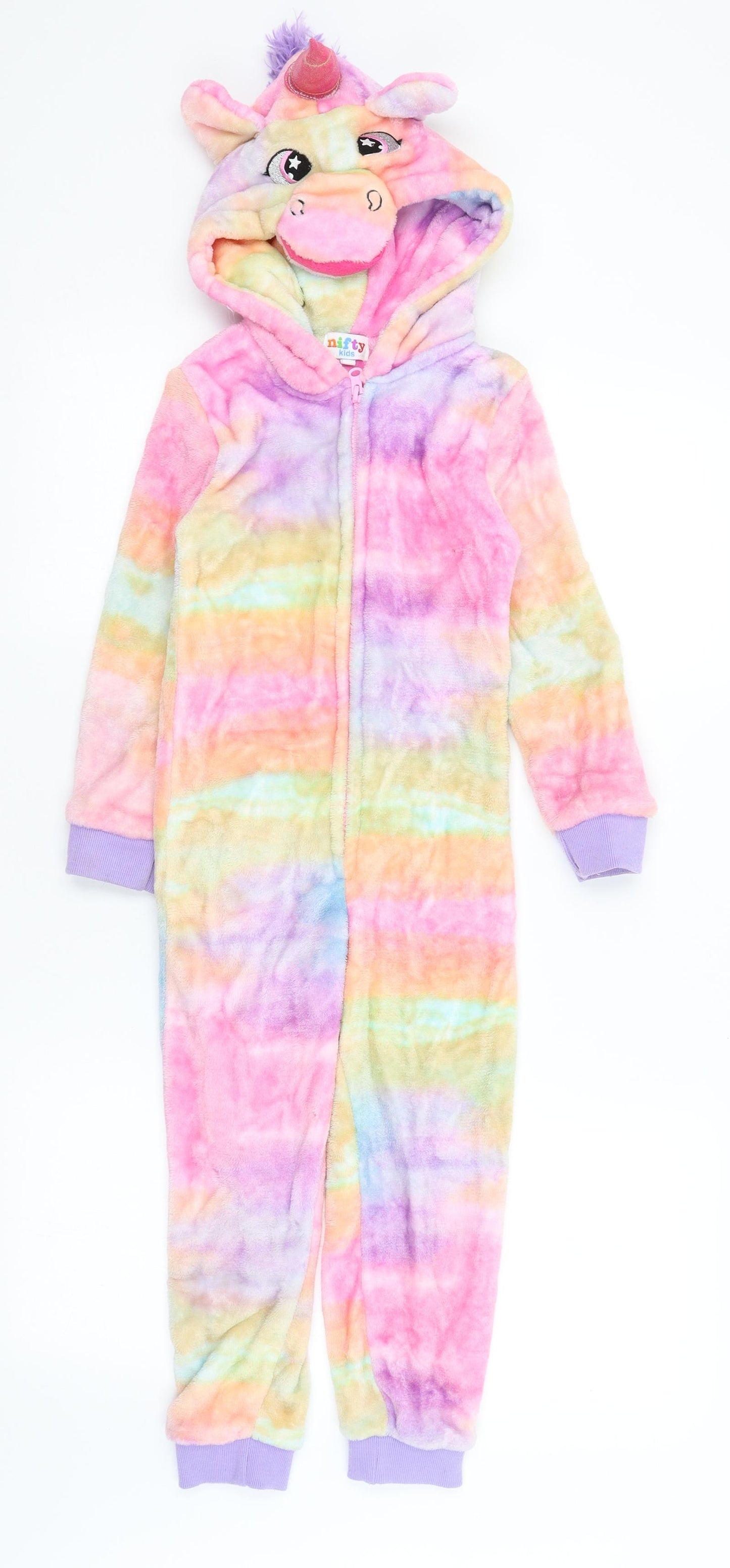 Nifty Kids Girls Pink Solid  Top One Piece Size 5-6 Years  - Unicorn