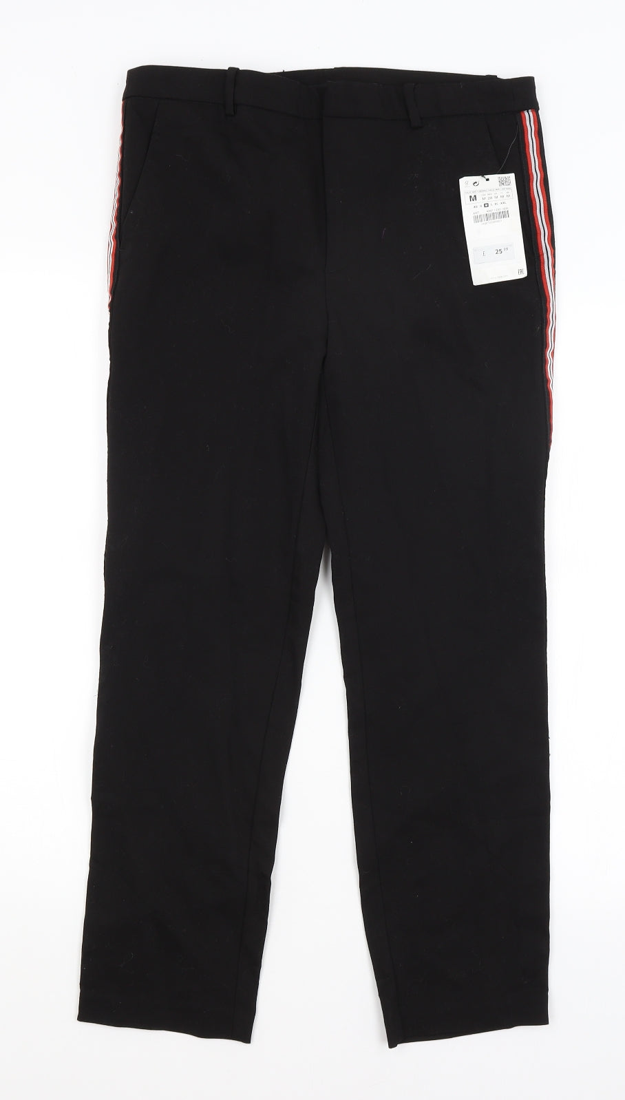 Zara Womens Black   Trousers  Size M L25 in