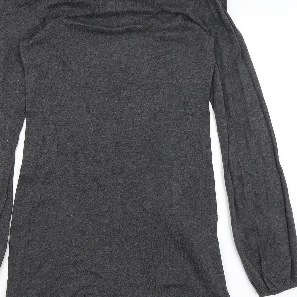 Preworn Womens Grey   T-Shirt Dress  Size S