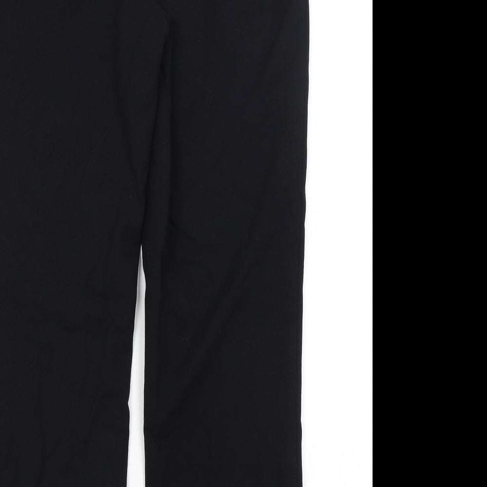 M&S Womens Black   Trousers  Size 12 L27 in