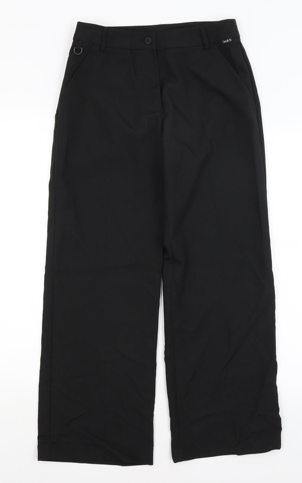 Corporate Wear Womens Black   Trousers  Size 8 L27 in
