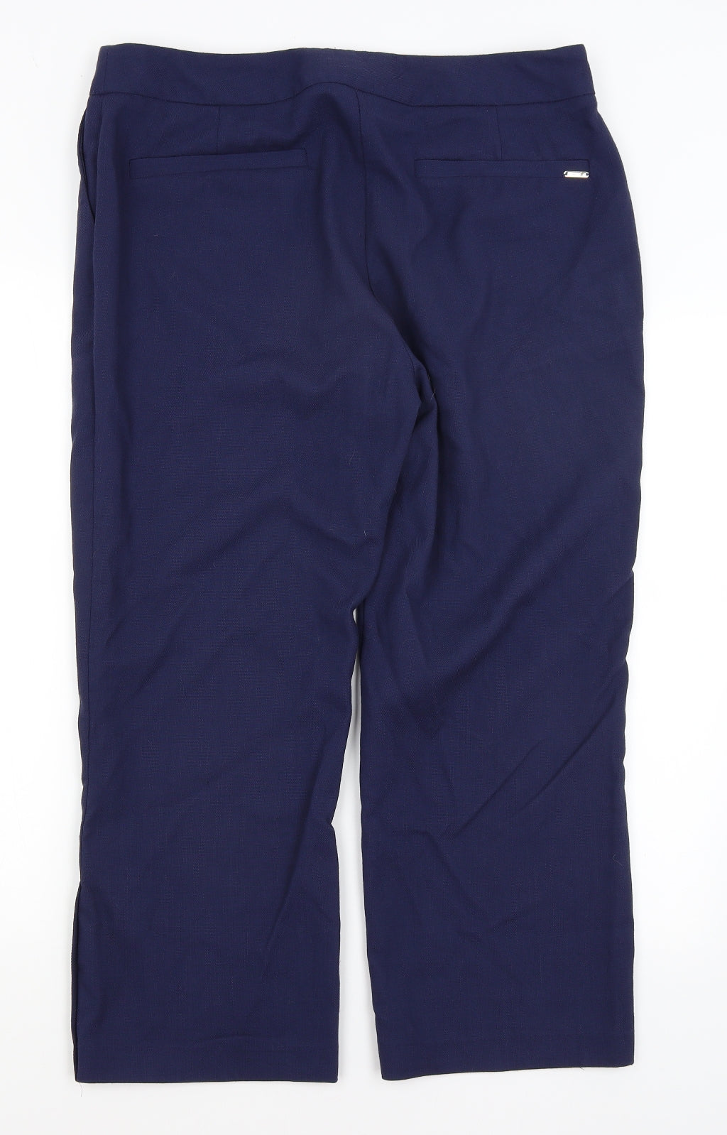 Per Una Womens Blue   Trousers  Size 16 L25 in
